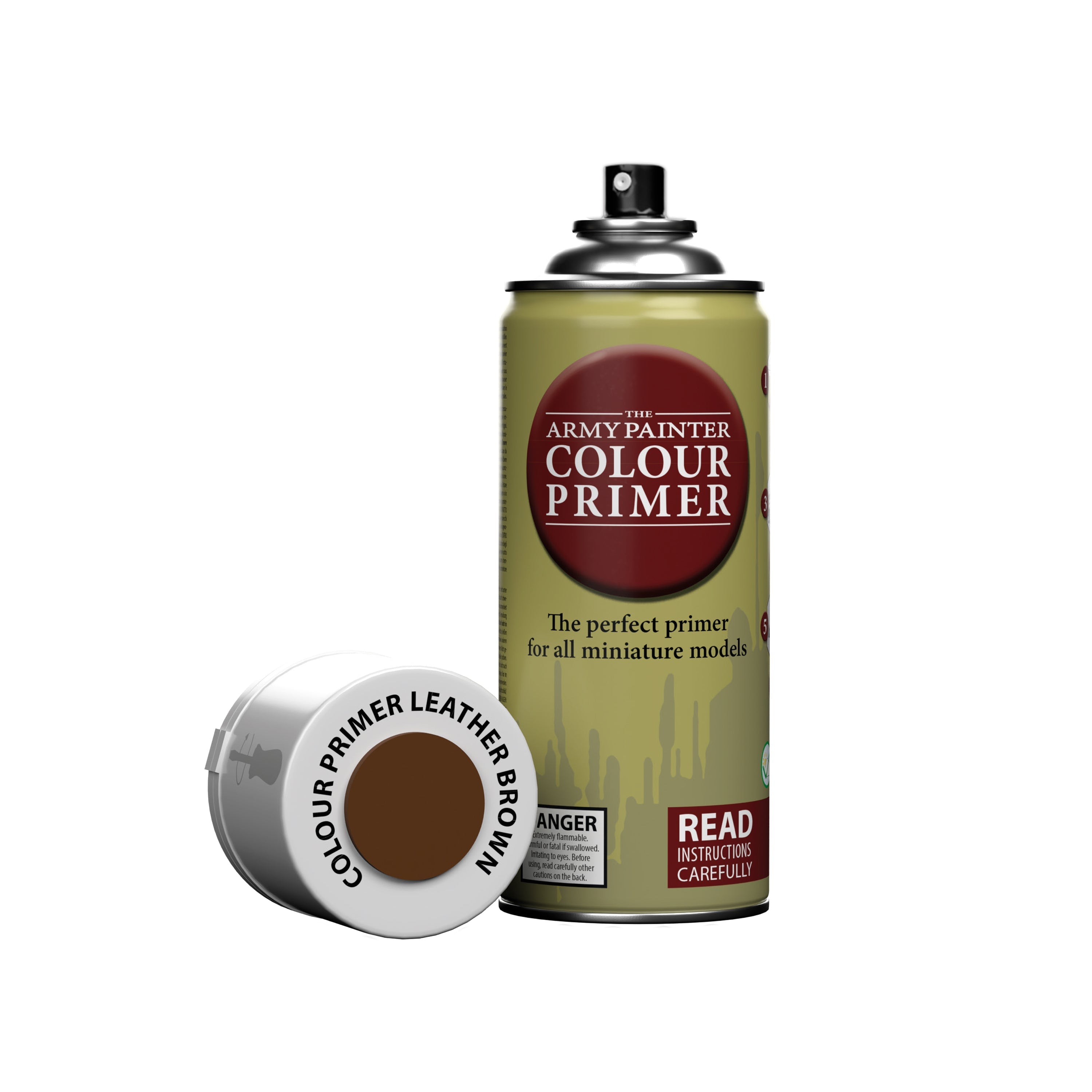 Army Painter Colour Primer Leather Brown CP3004 400ml spray can