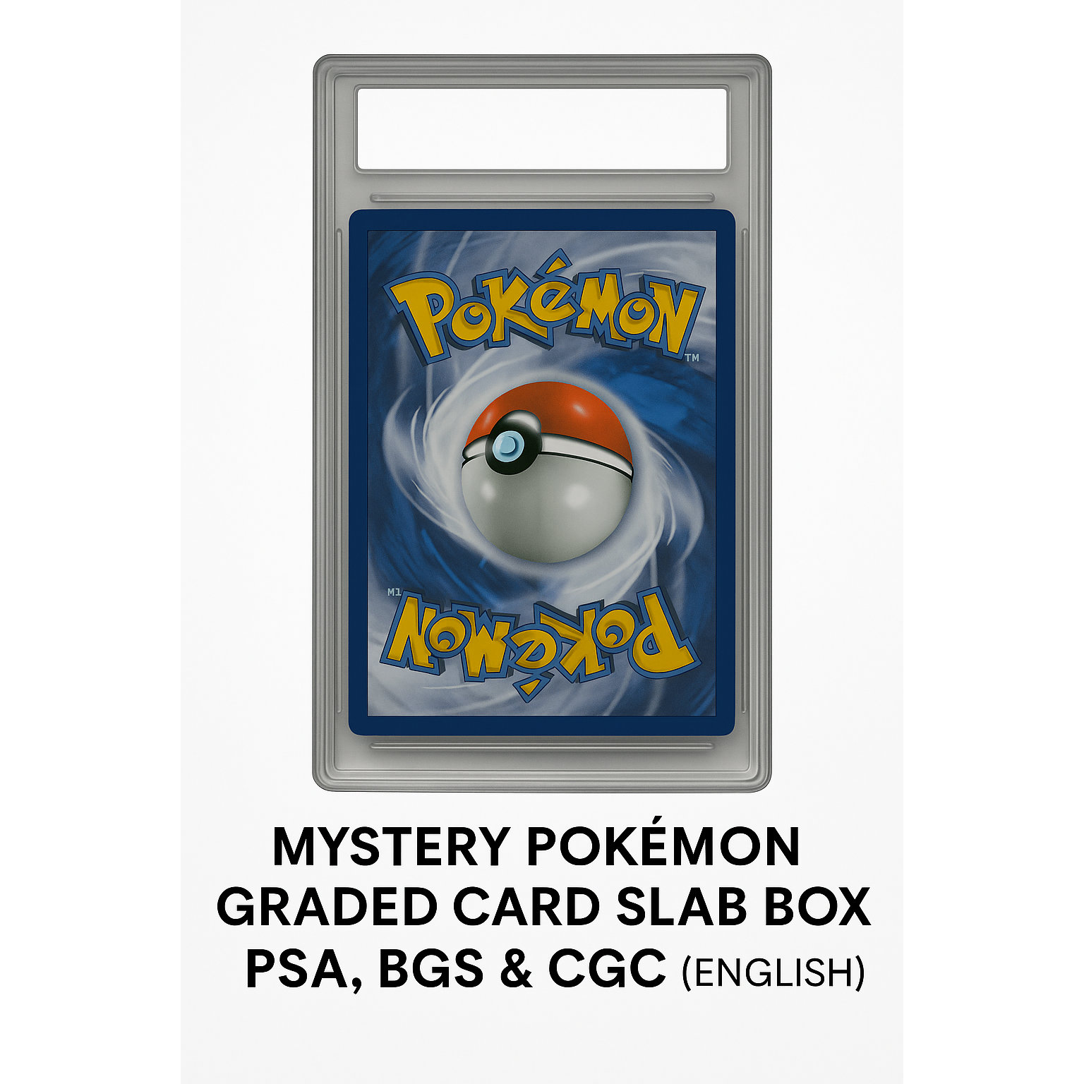 Mystery Pokémon Graded Card Slab Box – PSA, BGS & CGC (English) - War Games USA