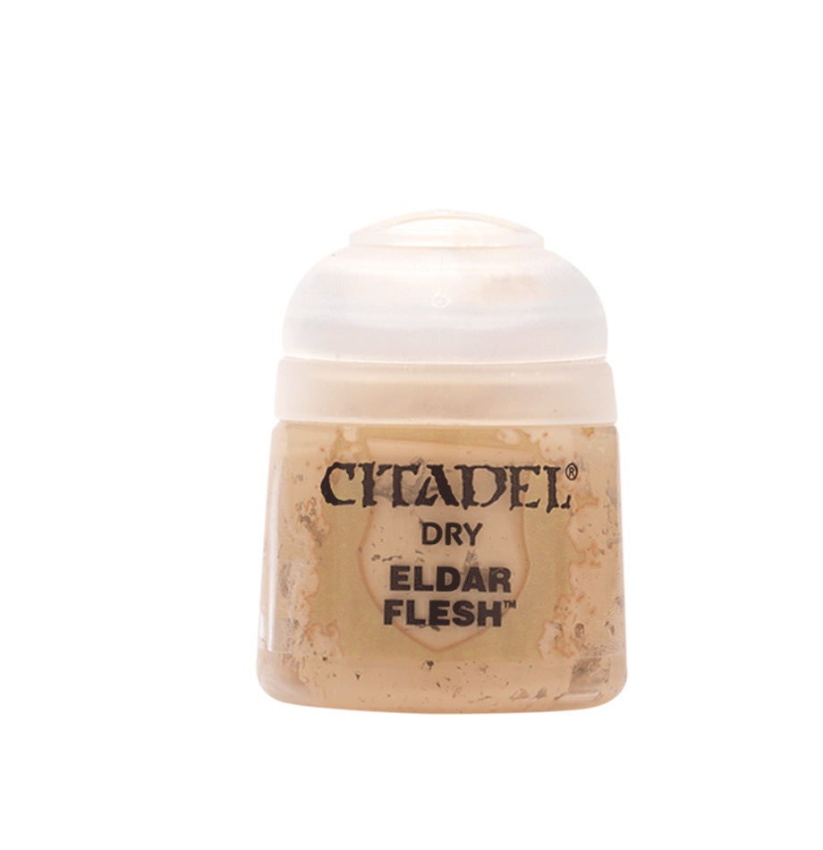 Eldar Flesh Citadel Dry paint pot, 12ml, Games Workshop product code 23-09