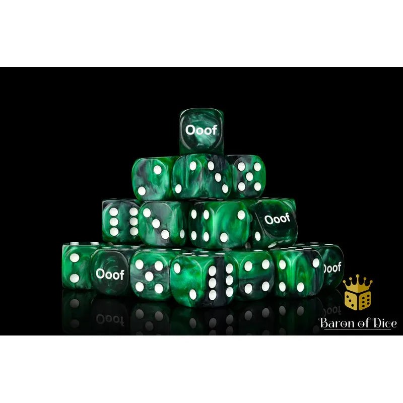 Ooof Dice (Round Corner) - Baron of Dice - War Games USA