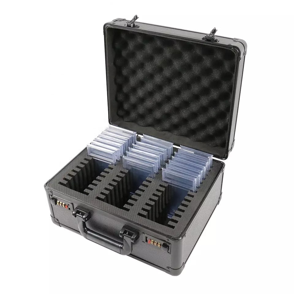 Graded Card Slab Carrying Case — Fits PSA, BGS & CGC Slabs, Aluminium