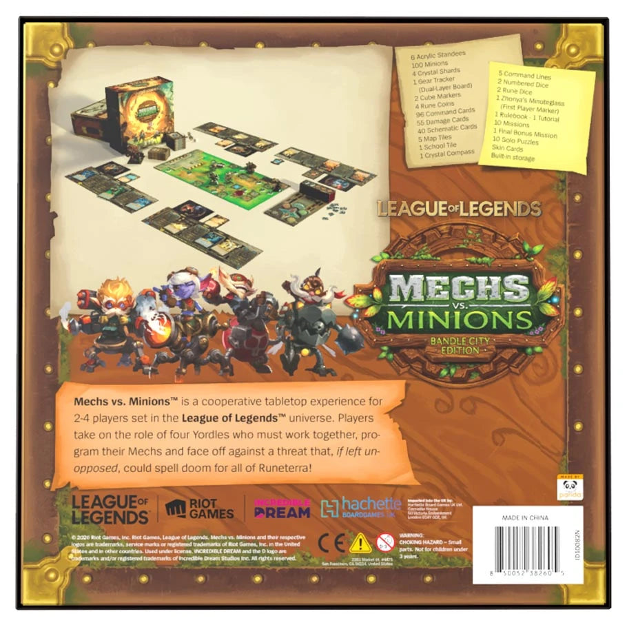 Mechs vs. Minions: Bandle City Edition box back