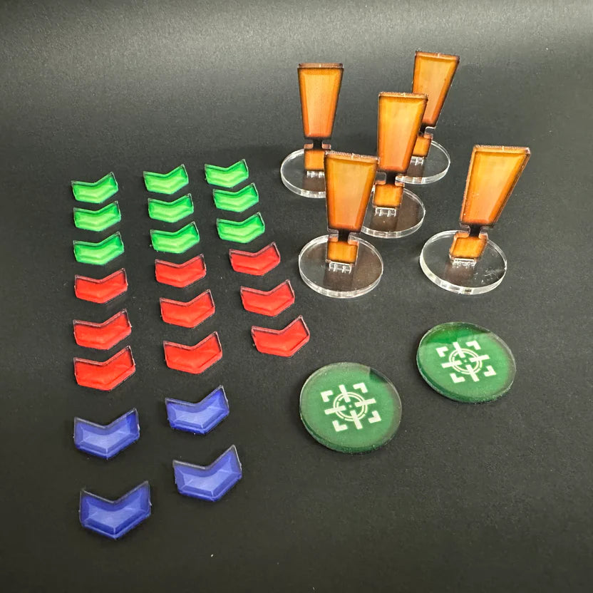Blkout Board Game: Blkout Acrylic Token Set