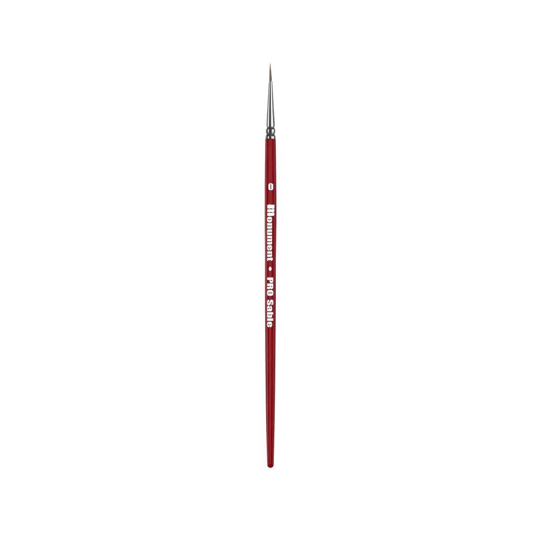 Monument Hobbies Pro Sable Brush #0 - War Games USA