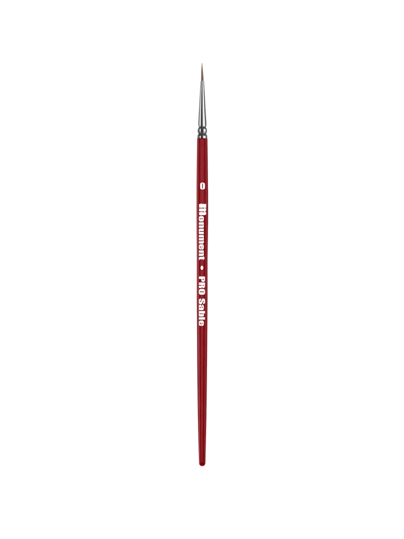 Monument Hobbies Pro Sable Brush #0 - War Games USA