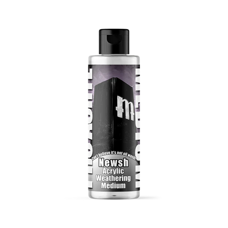 Pro Acryl NEWSH Acrylic Weathering Medium bottle from Monument Hobbies.