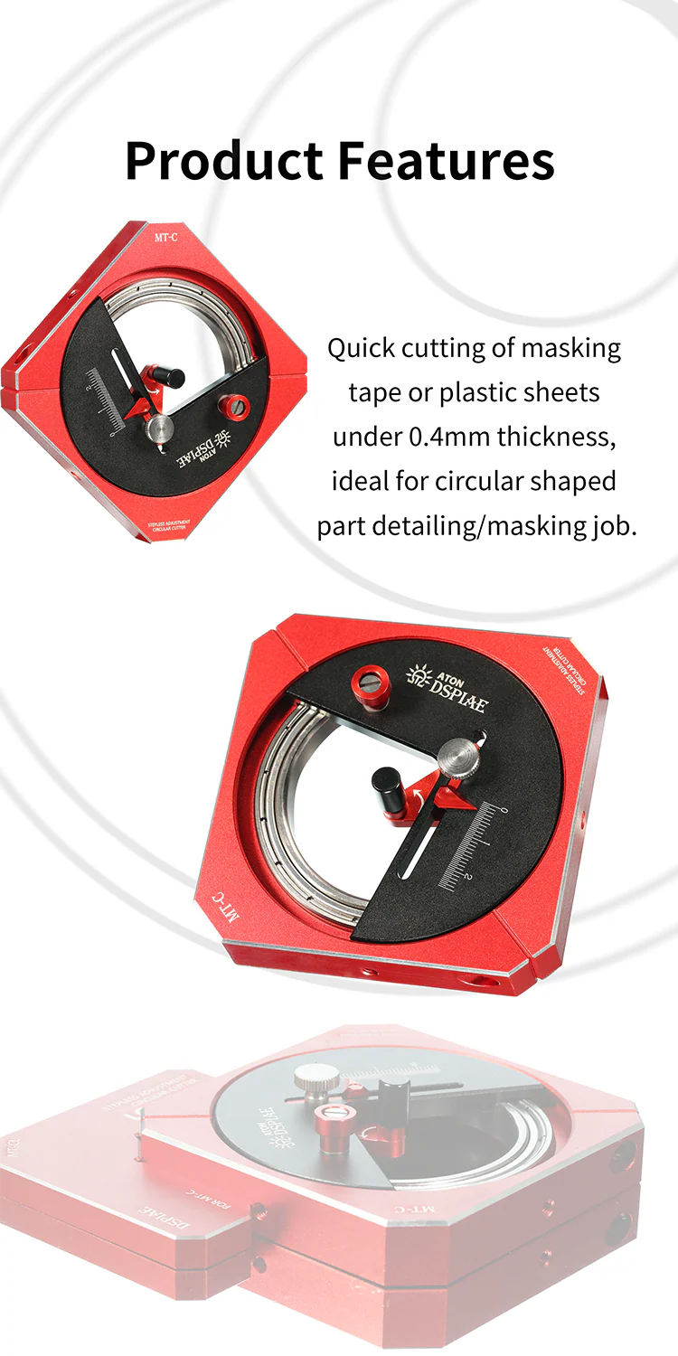DSPIAE Stepless Adjustment Circular Cutter