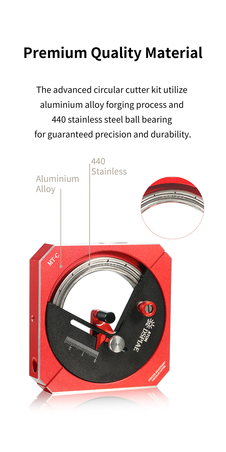 DSPIAE Stepless Adjustment Circular Cutter