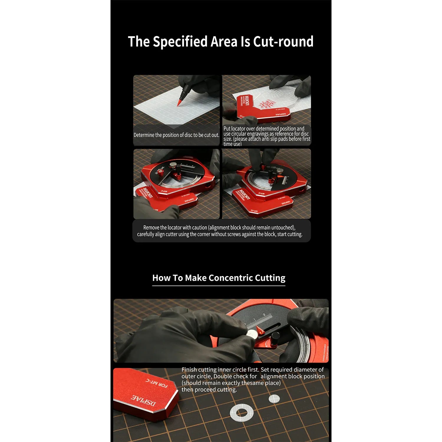 DSPIAE Stepless Adjustment Circular Cutter - War Games USA