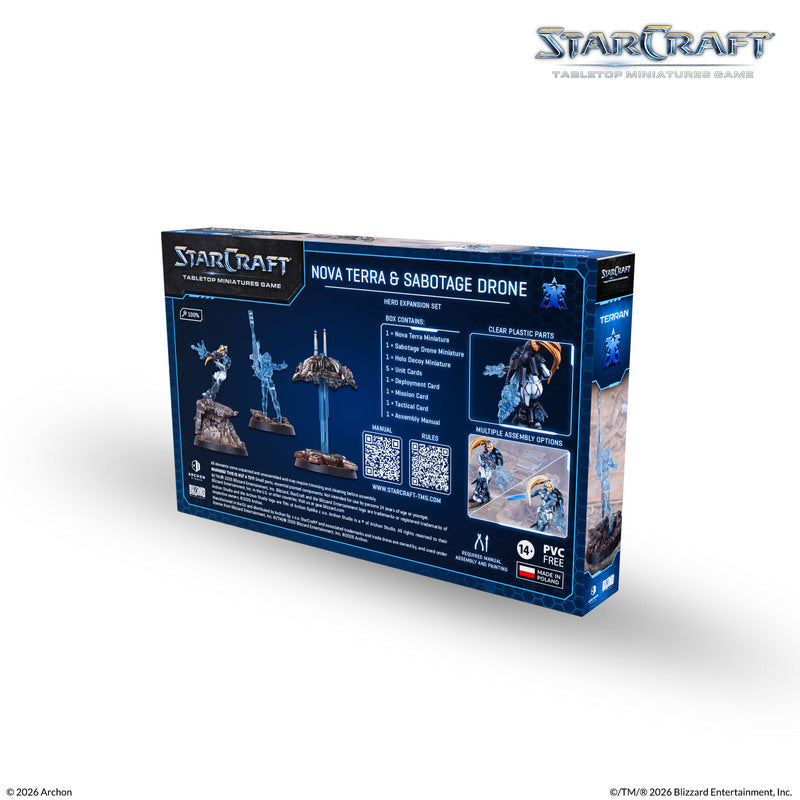 StarCraft Terran: Nova Terra Hero Expansion Set (3 Miniatures)