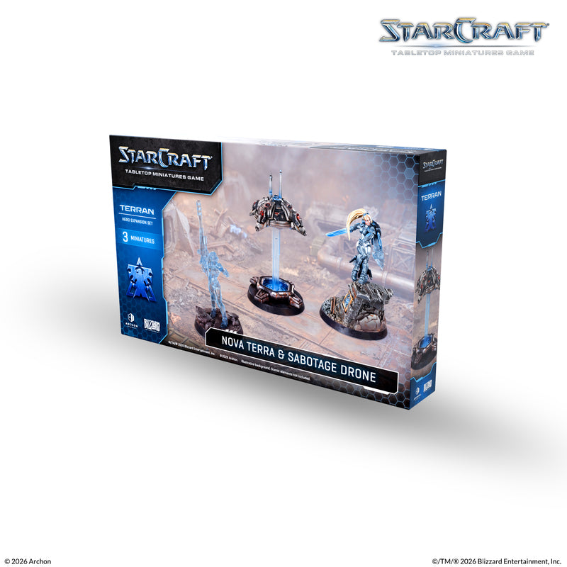 StarCraft Terran: Nova Terra Hero Expansion Set (3 Miniatures)