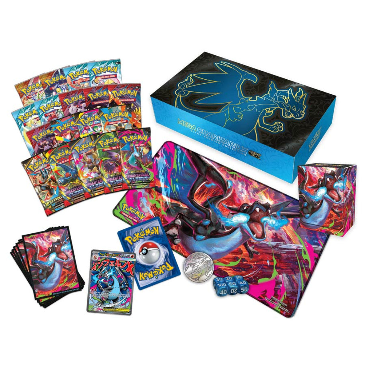 Pokémon TCG: Mega Charizard X ex Ultra-Premium Collection | War