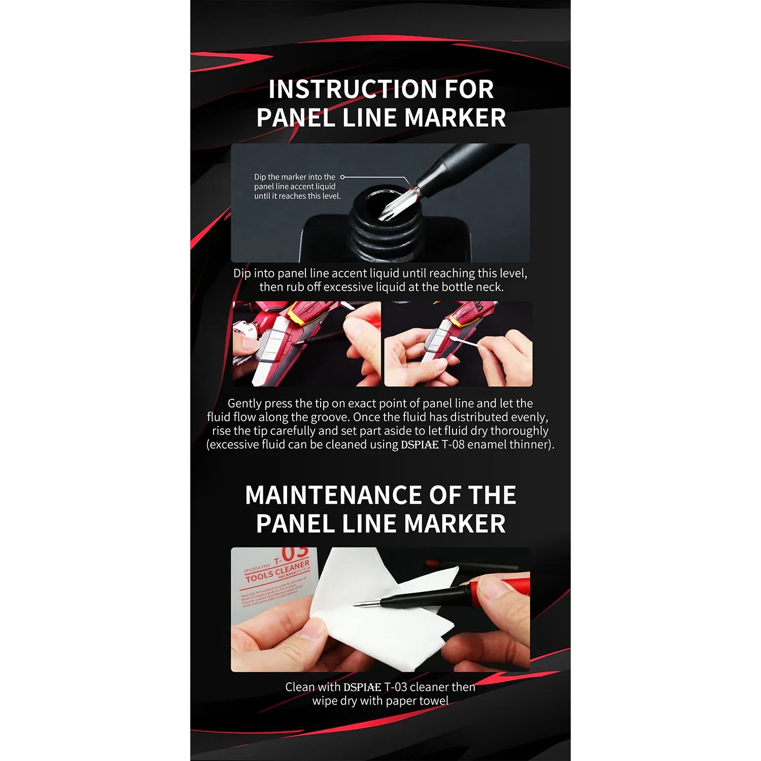 DSPIAE PT-PL Phoenix Plume Panel Line Marker - War Games USA