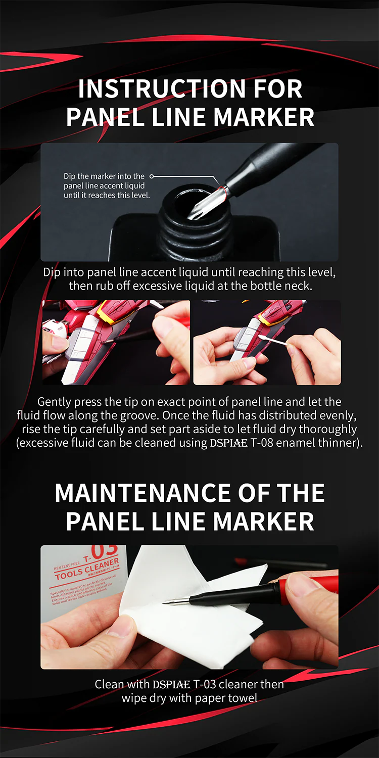DSPIAE PT-PL Phoenix Plume Panel Line Marker