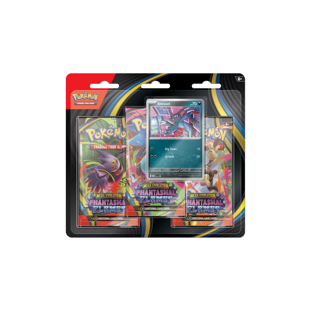 pokemon trading card game phantasmal flames three-booster blister msrp Pokémon LORCANA Design:V1 Mega Evolution—Phantasmal Flames expansion! Magic The Gathering The