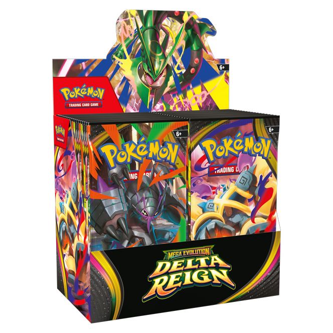 Pokémon Trading Card Game Mega Evolution Delta Reign 36-pack booster box display