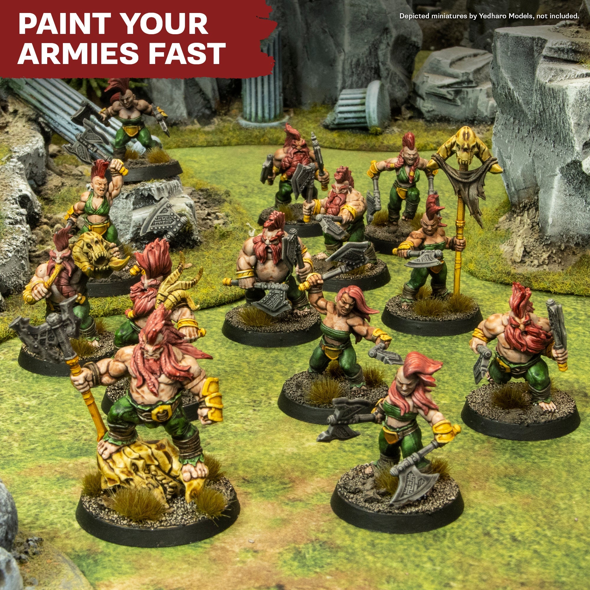 The Army Painter Speedpaint Marker Mega Set — 60 brush-free Felt-Tech markers, 50 colours plus 10 metallics (view 6)