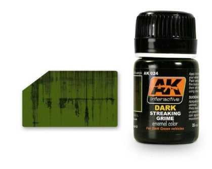 STREAKING GRIME FOR DARK VEHICLES - AK-Interactive: (Weathering)