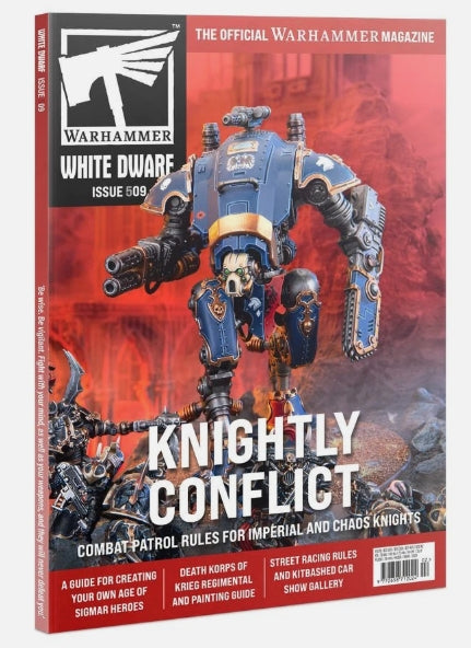 Warhammer White Dwarf Issue 509: Knightly Conflict magazine cover.