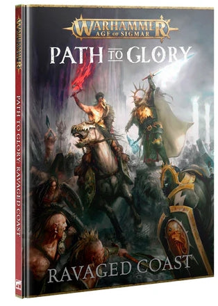 Warhammer Age of Sigmar Path to Glory Ravaged Coast hardback book cover.