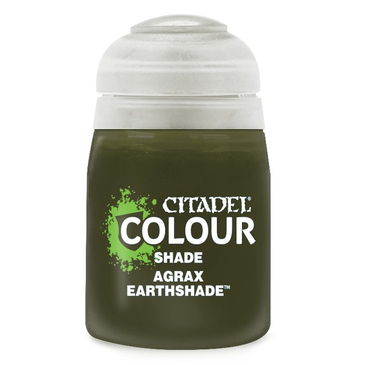 Citadel Paint Agrax Earthshade 18ml bottle.