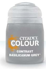 Citadel Paint Basilcanum Grey 18ml container.