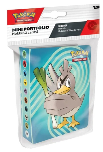 Pokemon SV09 Journey Together Mini Portfolio, holds 60 cards, includes TCG booster pack.