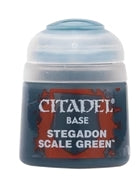 Citadel Paint Stegadon Scale Green 12ml bottle.