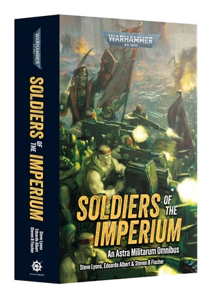 Soldiers of the Imperium book cover featuring sci-fi artwork and author details.
