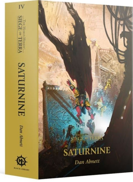 Saturnine paperback cover, Siege of Terra Book 4 by Dan Abnett.