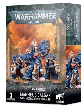 Warhammer 40000 Ultramarines Marneus Calgar Victrix Honour Guard miniatures.