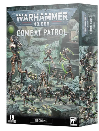 Warhammer 40000 Combat Patrol Necrons model kit box.