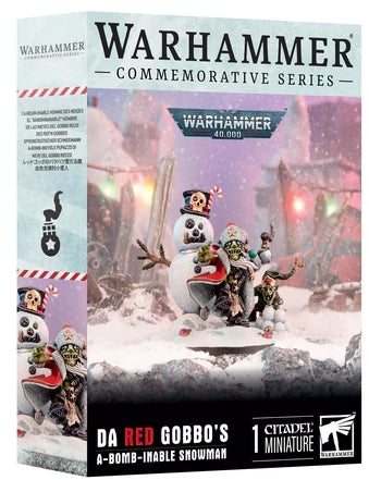 Warhammer Da Red Gobbo's A-Bomb-Inable Snowman model kit box.