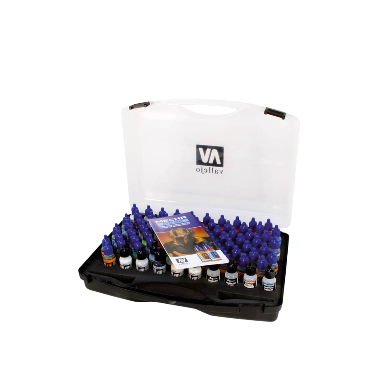 Vallejo Mecha Color Case – 80 Acrylic Paints for Models & Gunpla