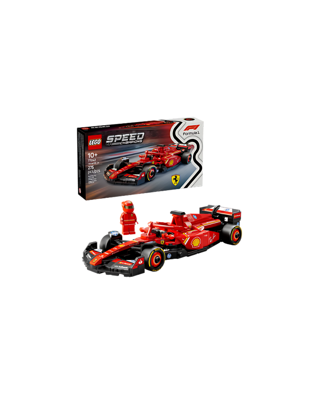 Ferrari SF-24 F1 Race Car - Lego Speed Champions