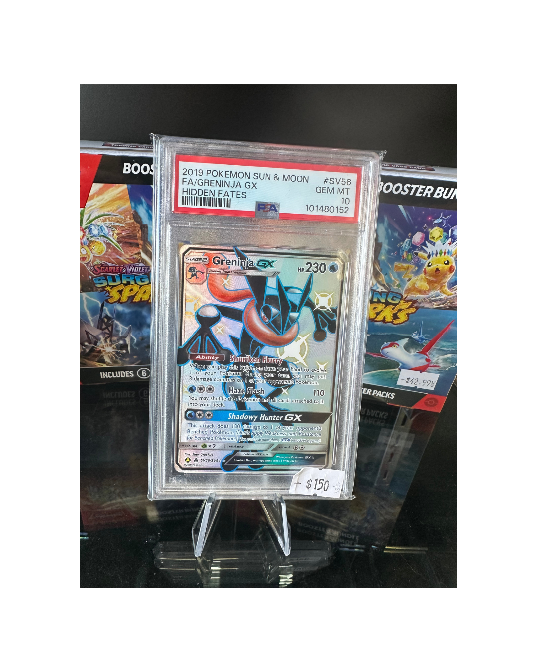 Greninja GX Graded PSA 10 #SV56