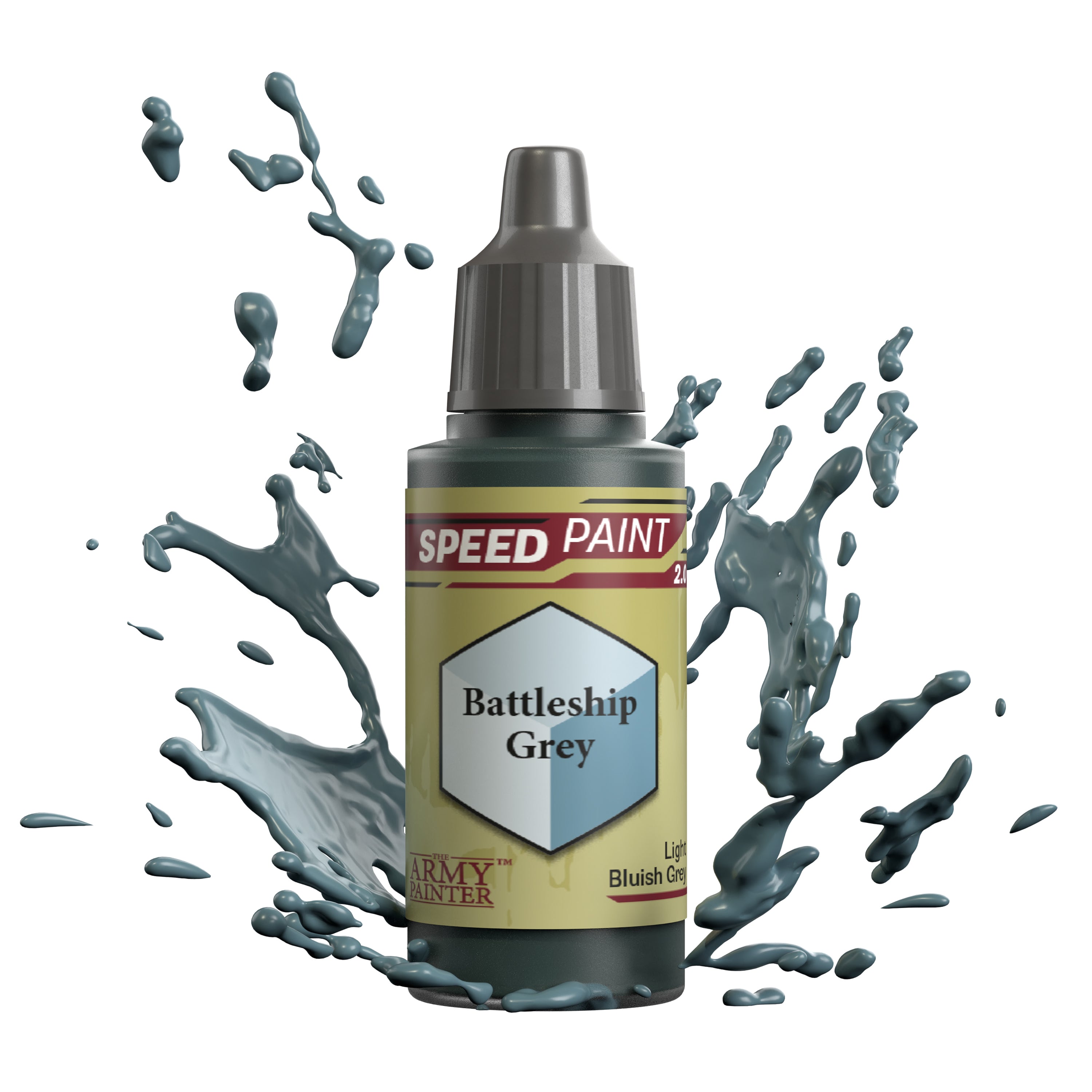 Army Painter Speedpaint 2.0 Battleship Grey WP2024 18ml dropper bottle