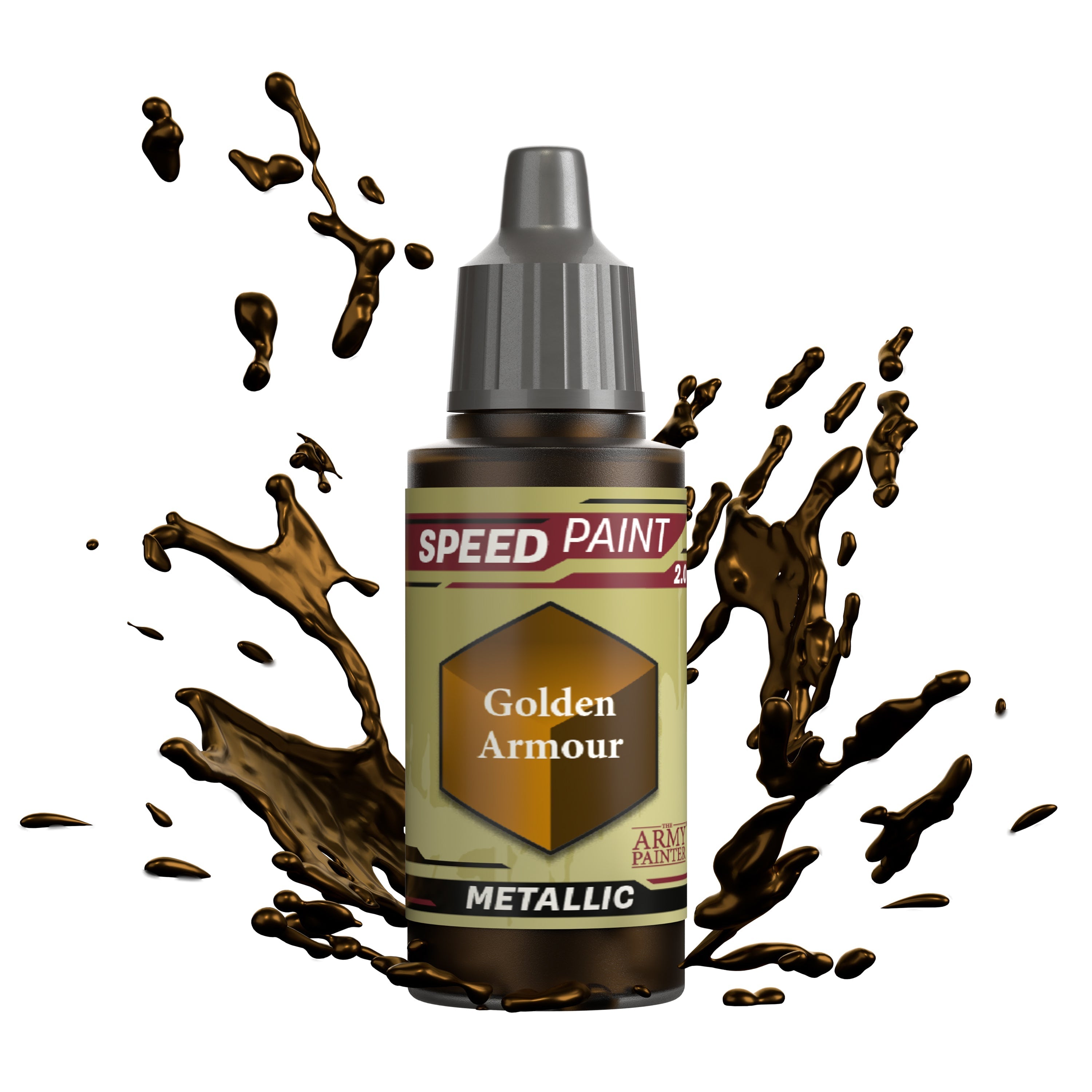 Army Painter Speedpaint 2.0 Golden Armour WP2069 18ml dropper bottle