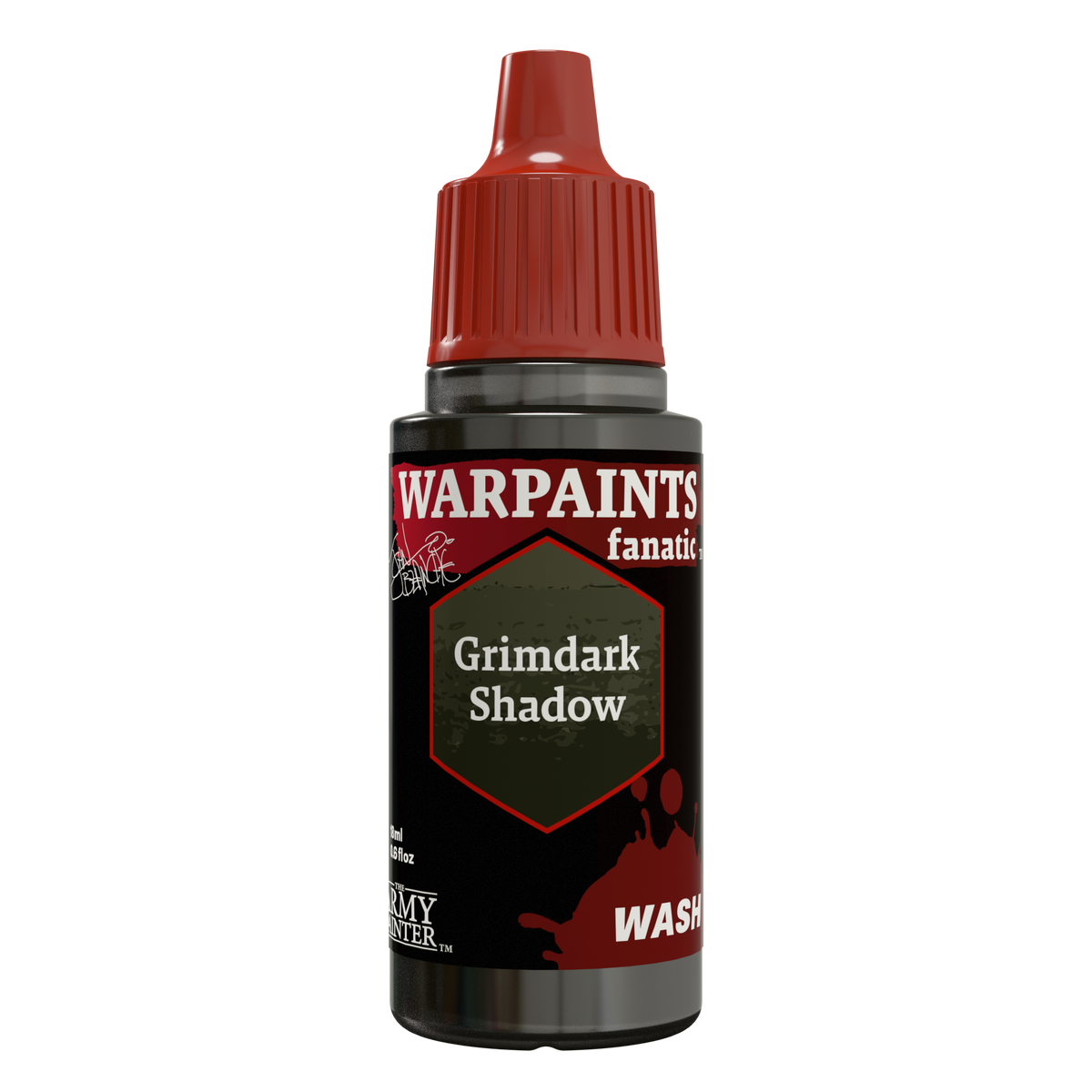 The Army Painter Masterclass John Blanche Grimdark Shadow, Warpaints Fanatic Wash, 18ml dropper bottle, WP4008P.