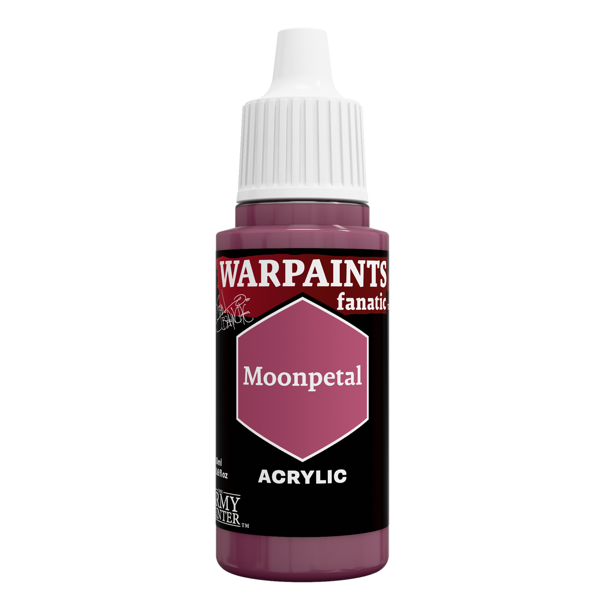The Army Painter Masterclass John Blanche Moonpetal, Warpaints Fanatic acrylic, 18ml dropper bottle, WP4105P.