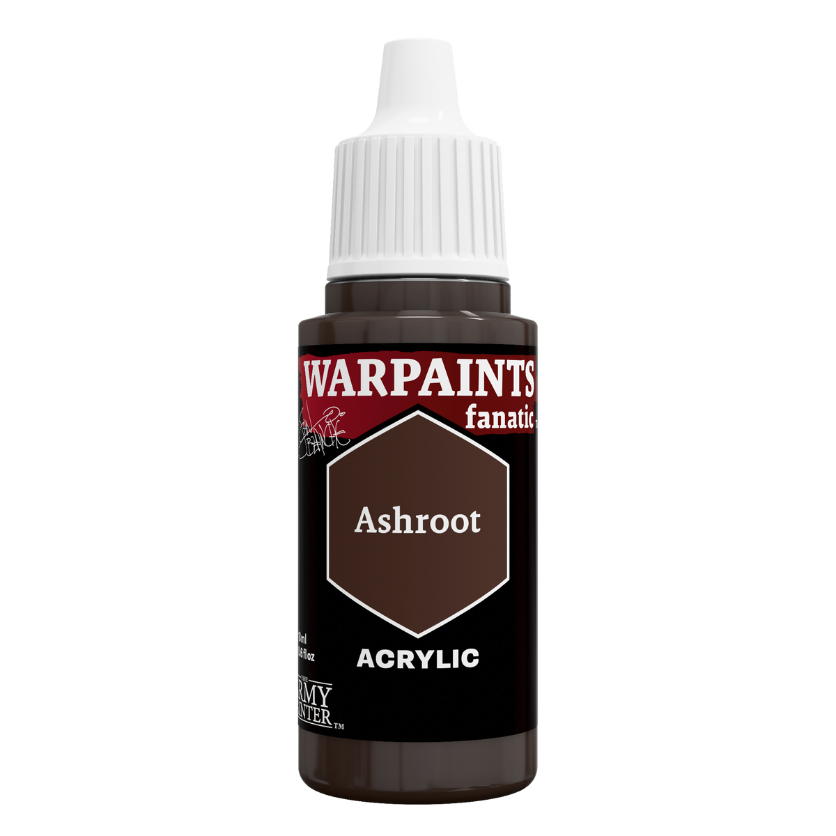 The Army Painter Masterclass John Blanche Ashroot, Warpaints Fanatic acrylic, 18ml dropper bottle, WP4106P.