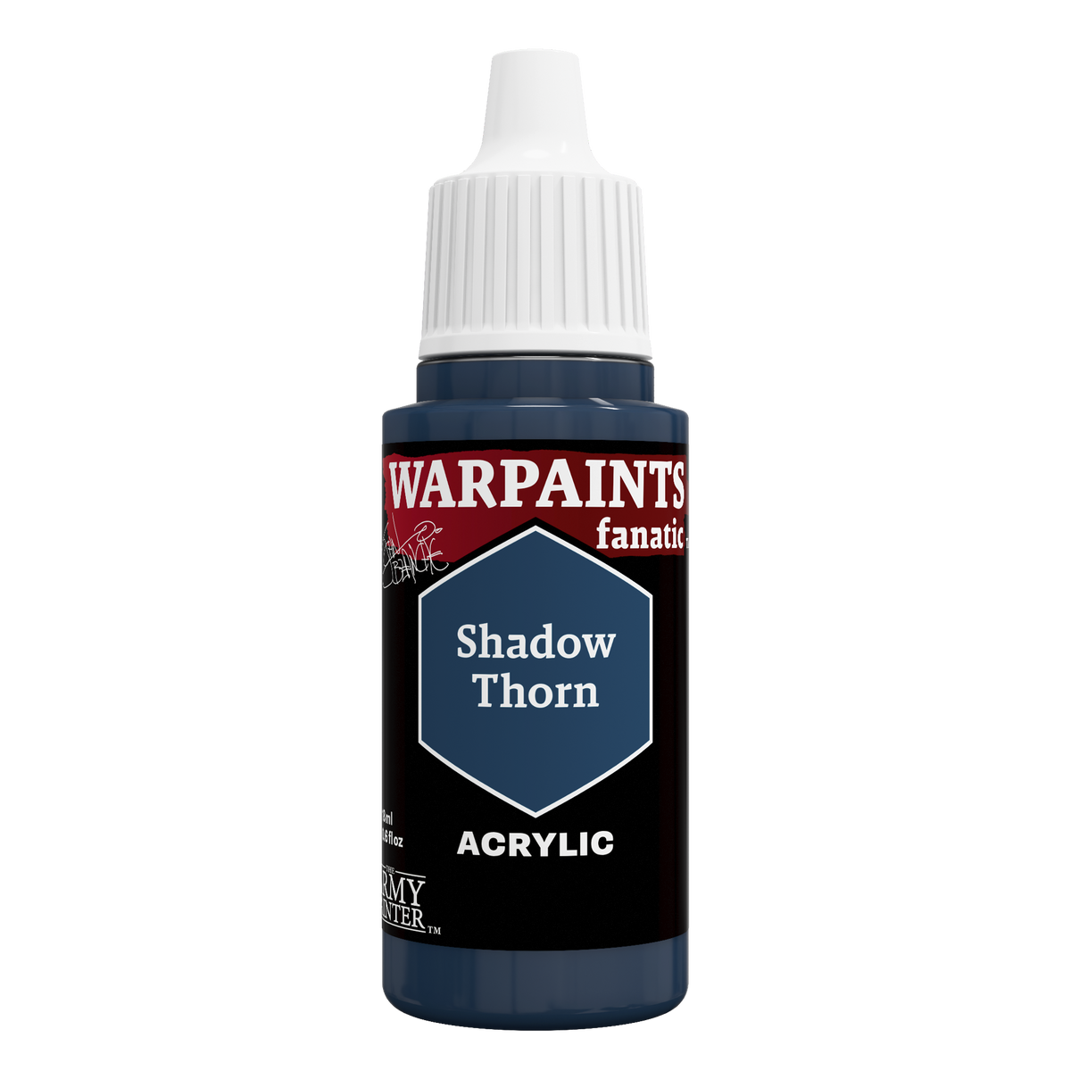 The Army Painter Masterclass John Blanche Shadow Thorn, Warpaints Fanatic acrylic, 18ml dropper bottle, WP4107P.