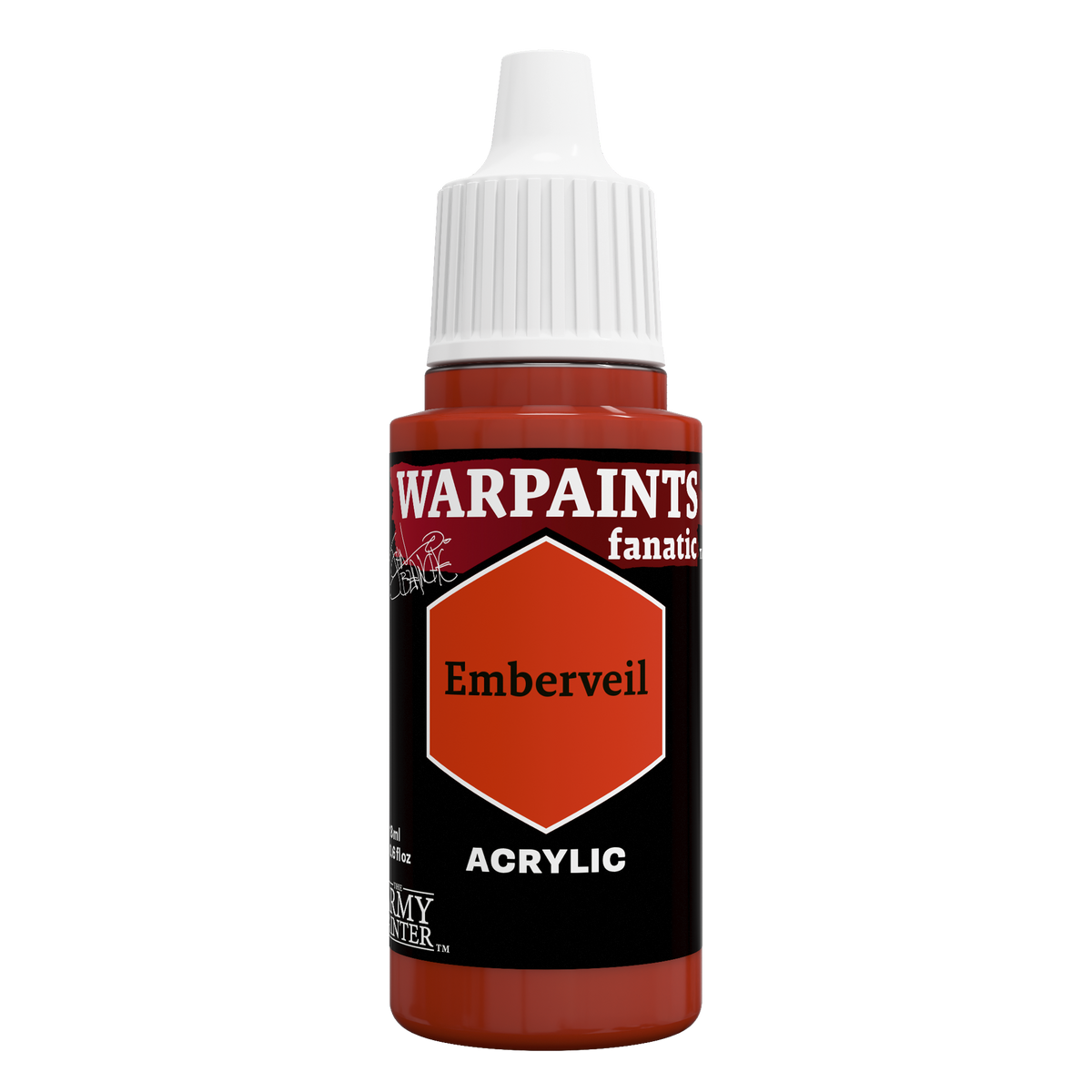 The Army Painter Masterclass John Blanche Emberveil, Warpaints Fanatic acrylic, 18ml dropper bottle, WP4113P.