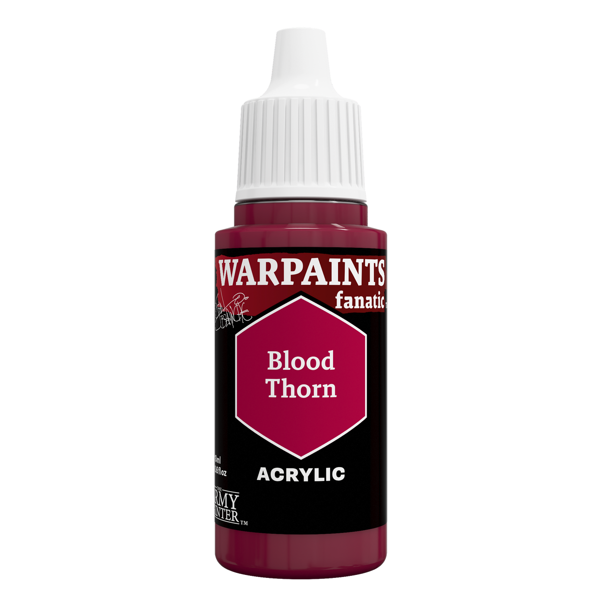 The Army Painter Masterclass John Blanche Blood Thorn, Warpaints Fanatic acrylic, 18ml dropper bottle, WP4117P.