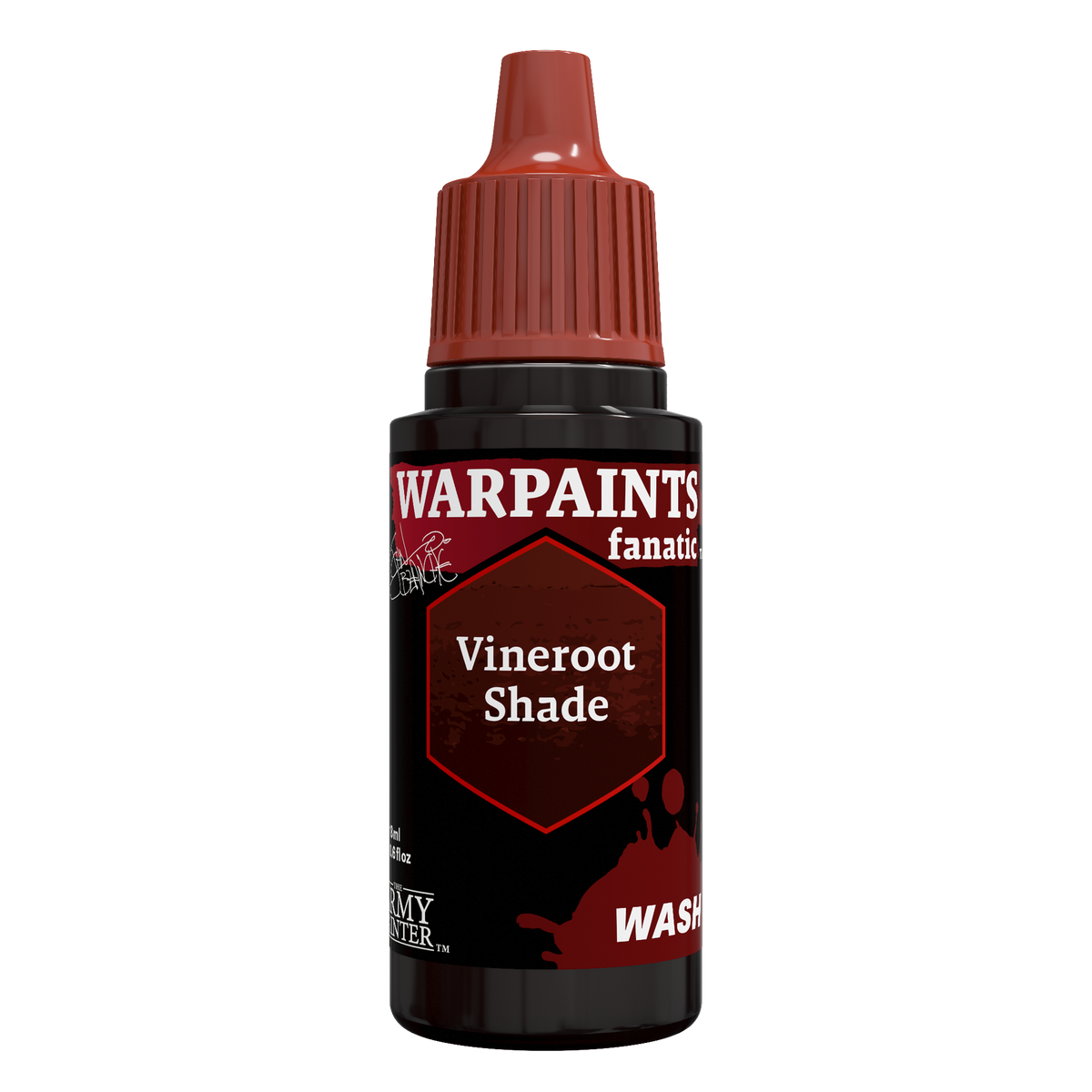 The Army Painter Masterclass John Blanche Vineroot Shade, Warpaints Fanatic Wash, 18ml dropper bottle, WP4122P.