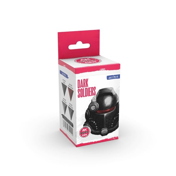 AK-Interactive: Quick Gen Acrylic Contrast -Dark Soldiers (Quick Gen Set) - War Games USA