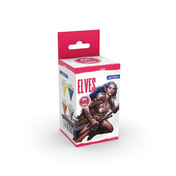 AK-Interactive: Quick Gen Acrylic Contrast -Elves (Quick Gen Set) - War Games USA
