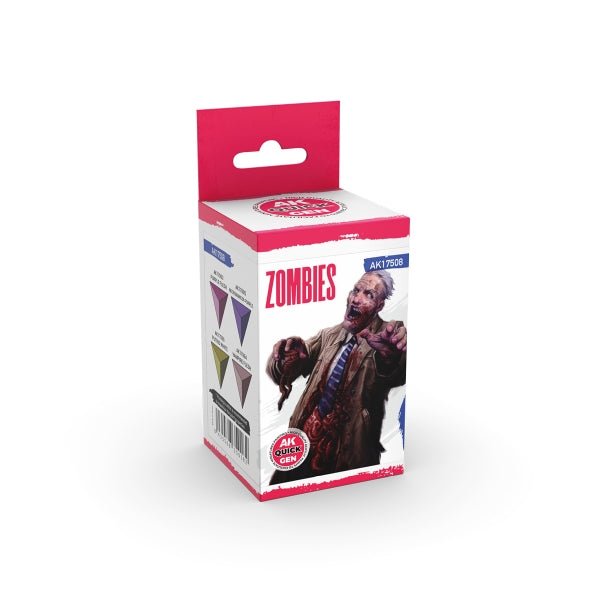 AK-Interactive: Quick Gen Acrylic Contrast -Zombies (Quick Gen Set) - War Games USA