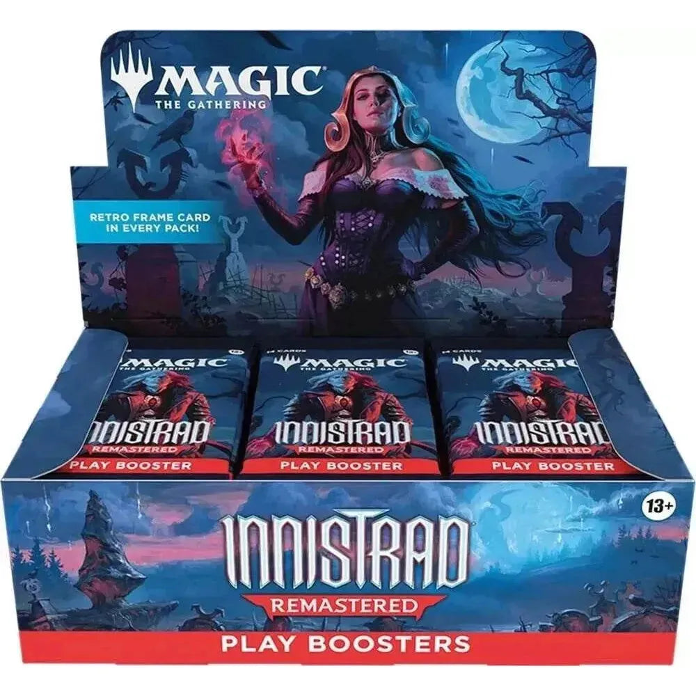 Magic The Gathering Innistrad Remastered Play Booster Box containing 36 packs.