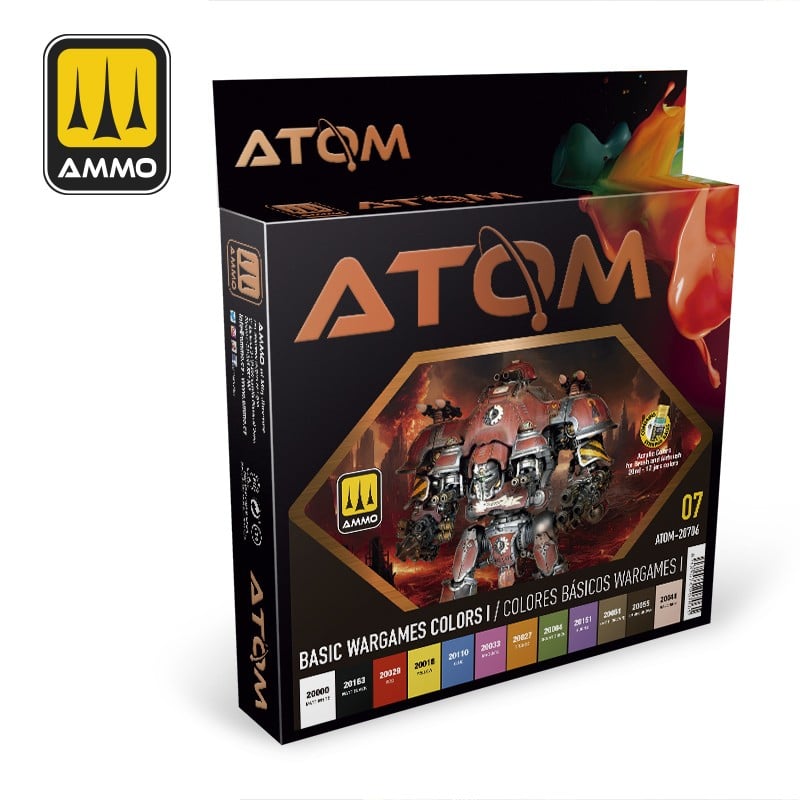 ATOM Basic Wargames Colors I Set - War Games USA